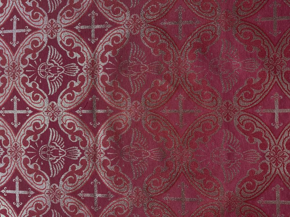 Estampa 09 VERMELHO C/ DOURADO