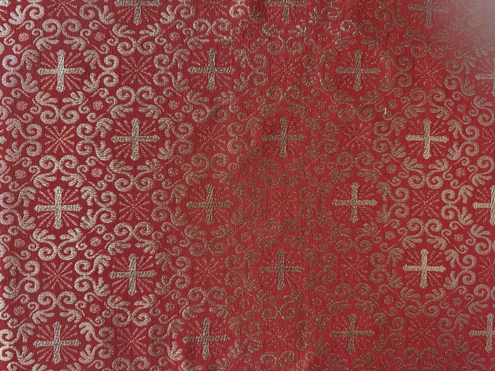 Estampa 10 VERMELHO C/ DOURADO